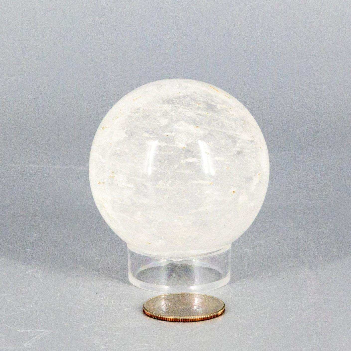 Natural Quartz Sphere &quot;The Master Healer&quot; 53-55MM