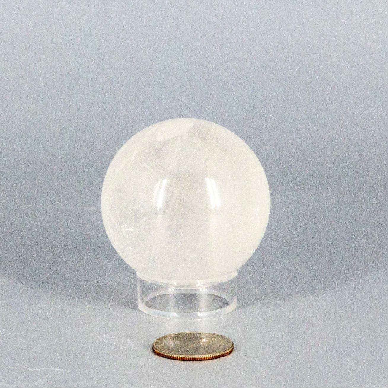 Natural Quartz Sphere &quot;The Master Healer&quot; 53-55MM