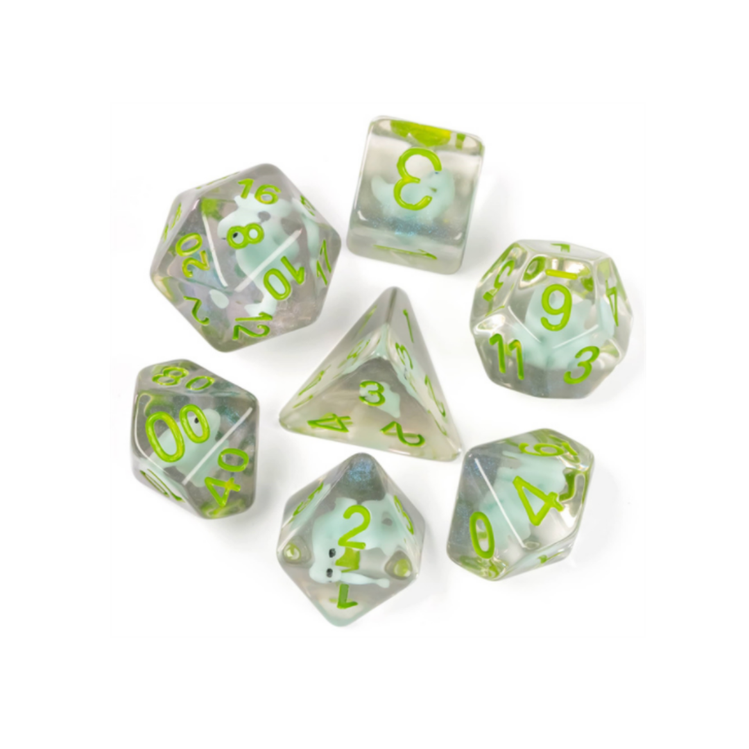 Dinosaur Resin Dice | Prehistoric Creature Inside