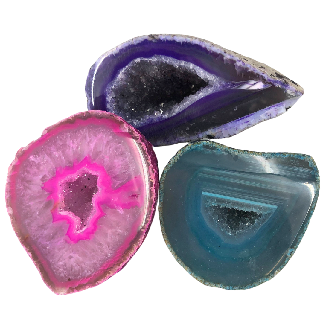 Dyed Agate Geode | Large Crystal Specimen