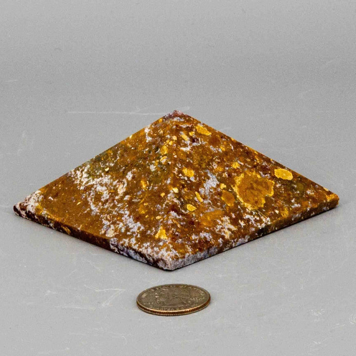 Ocean Jasper Crystal Pyramid Orbicular Madagascar Stone