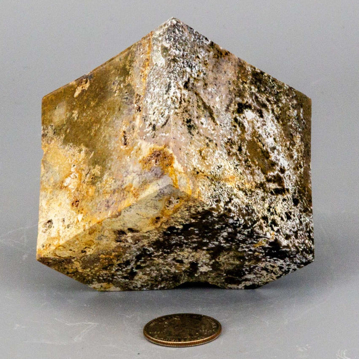 Ocean Jasper Cut Corner Cube