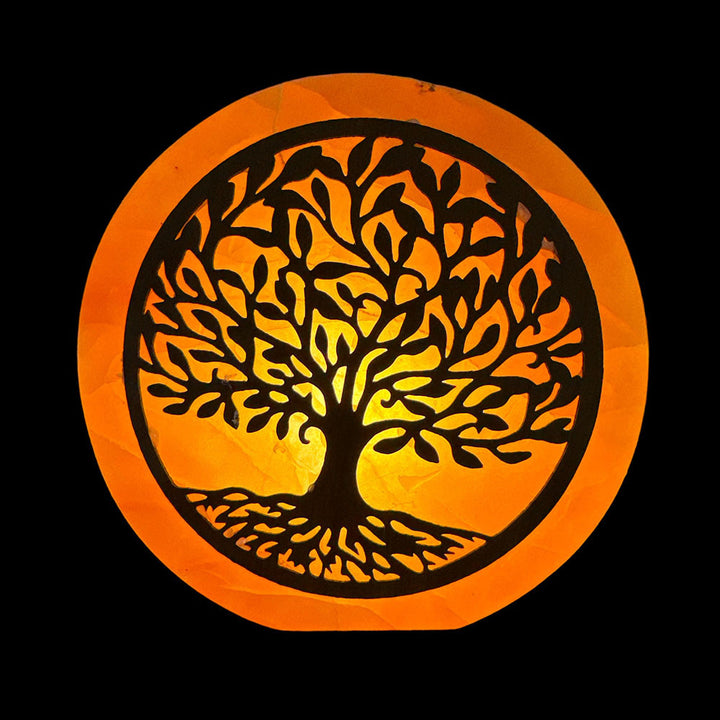 Tree of Life Selenite Lamp