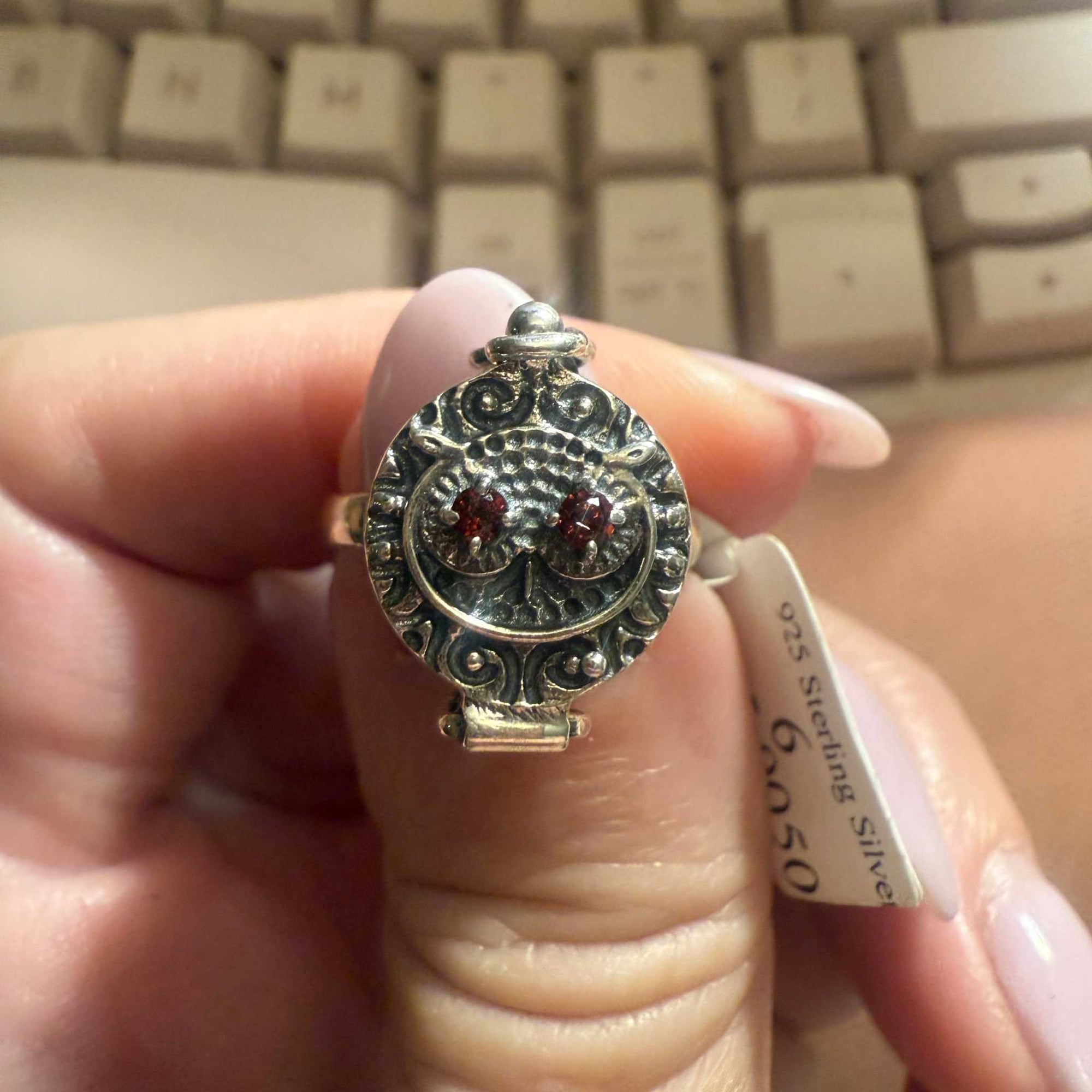 Poison Ring | Sterling Silver &amp; Gold Vermeil Secret Locket Ring