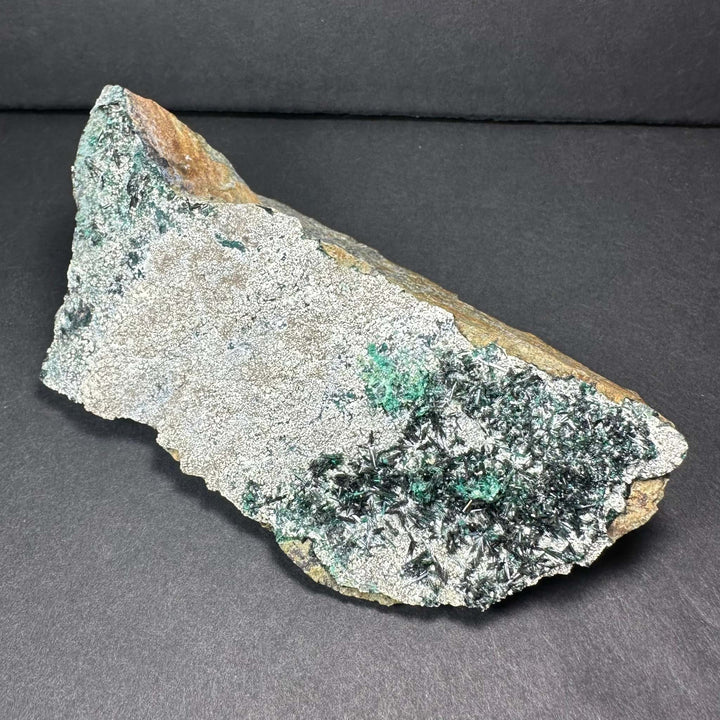 Epidote Crystal Clusters on Matrix