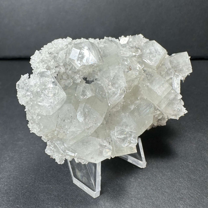Clear Apophyllite Crystal Cluster Micro Specimen from India