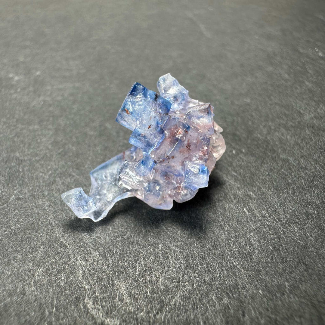 Blue Fluorite Cube, Minerva Mine 