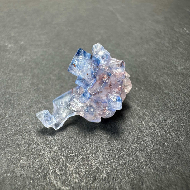 Blue Fluorite Cube, Minerva Mine 