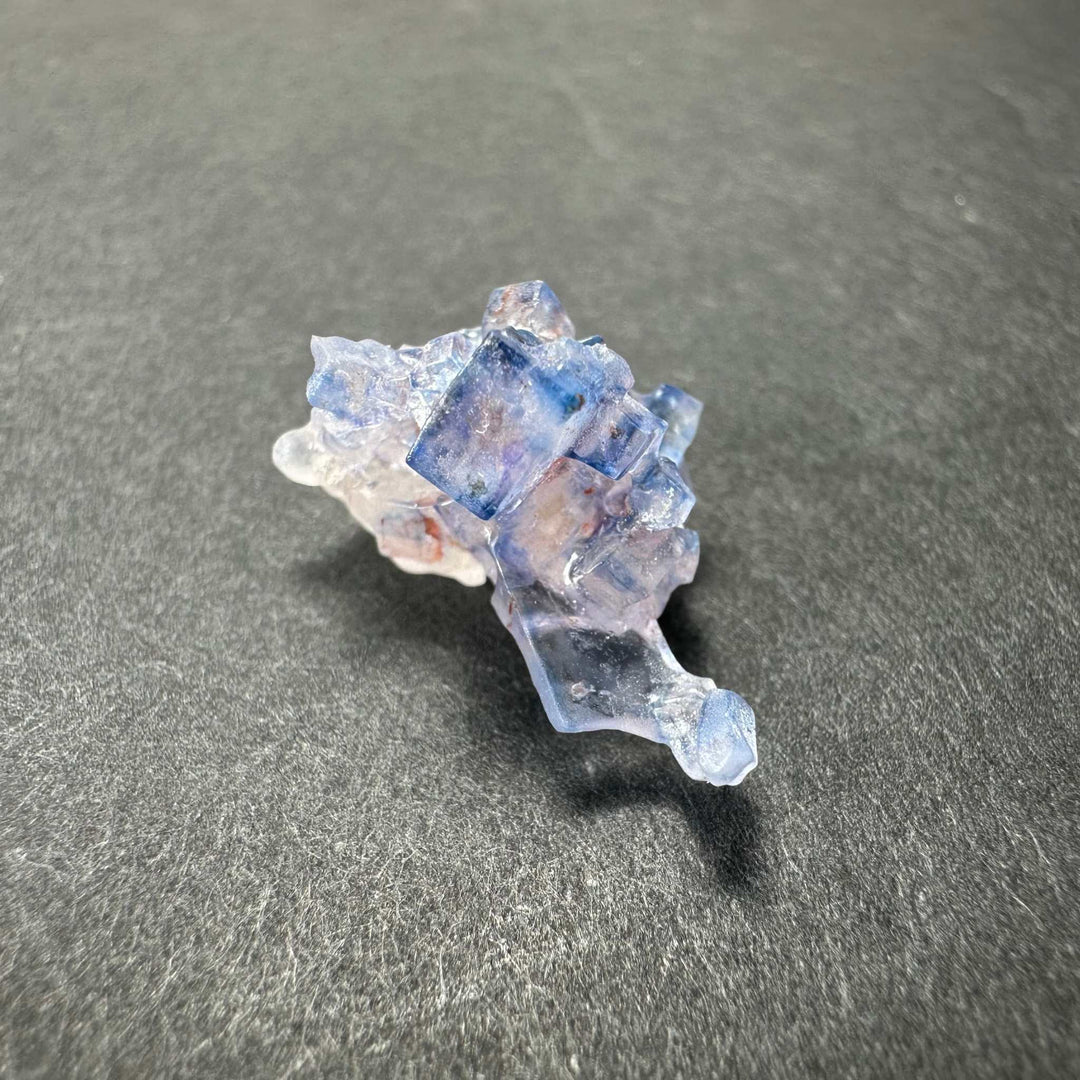Blue Fluorite Cube, Minerva Mine 
