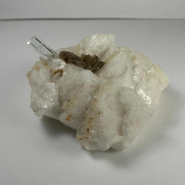 Aquamarine on Albite with Muscovite from Shigar Valley, Skardu, Pakistan