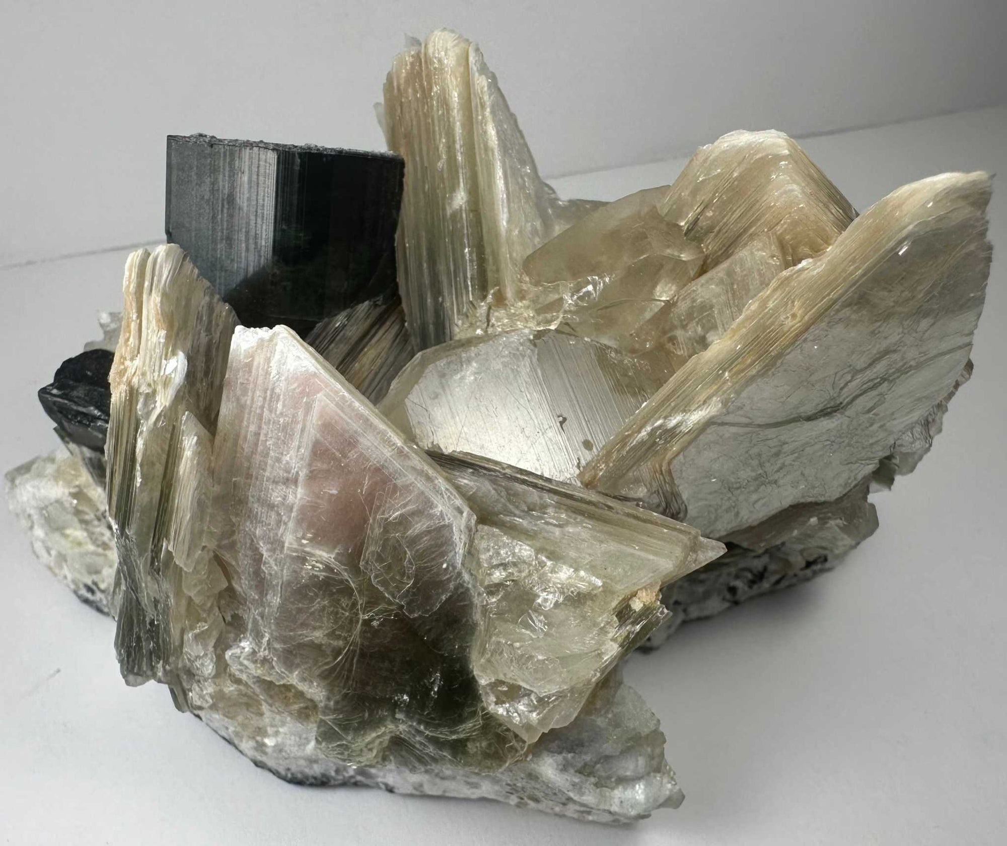 Blue Indicolite Tourmaline on Matrix from Nuristan, Afghanistan