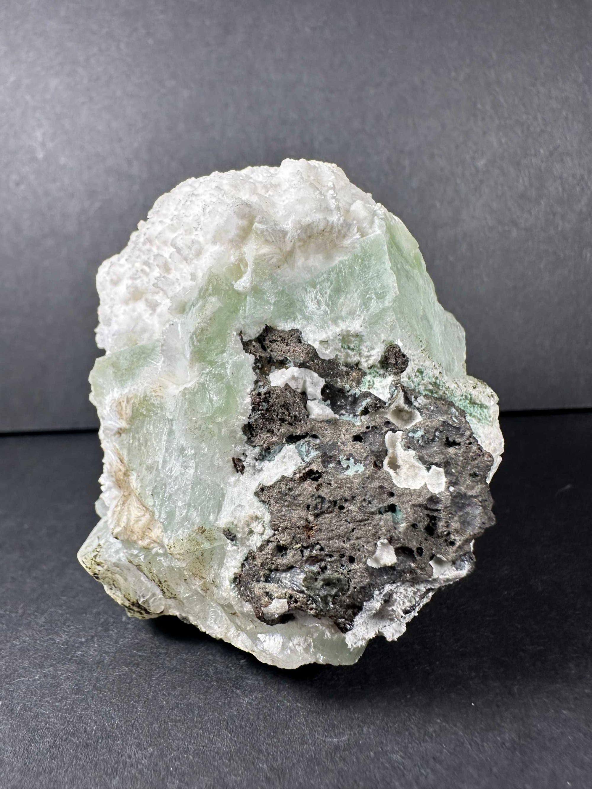 Green Apophyllite with Mordenite 178g
