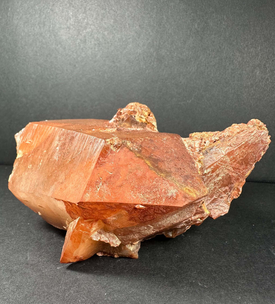 Tangerine Quartz Cluster Atlas mountains, Morocco