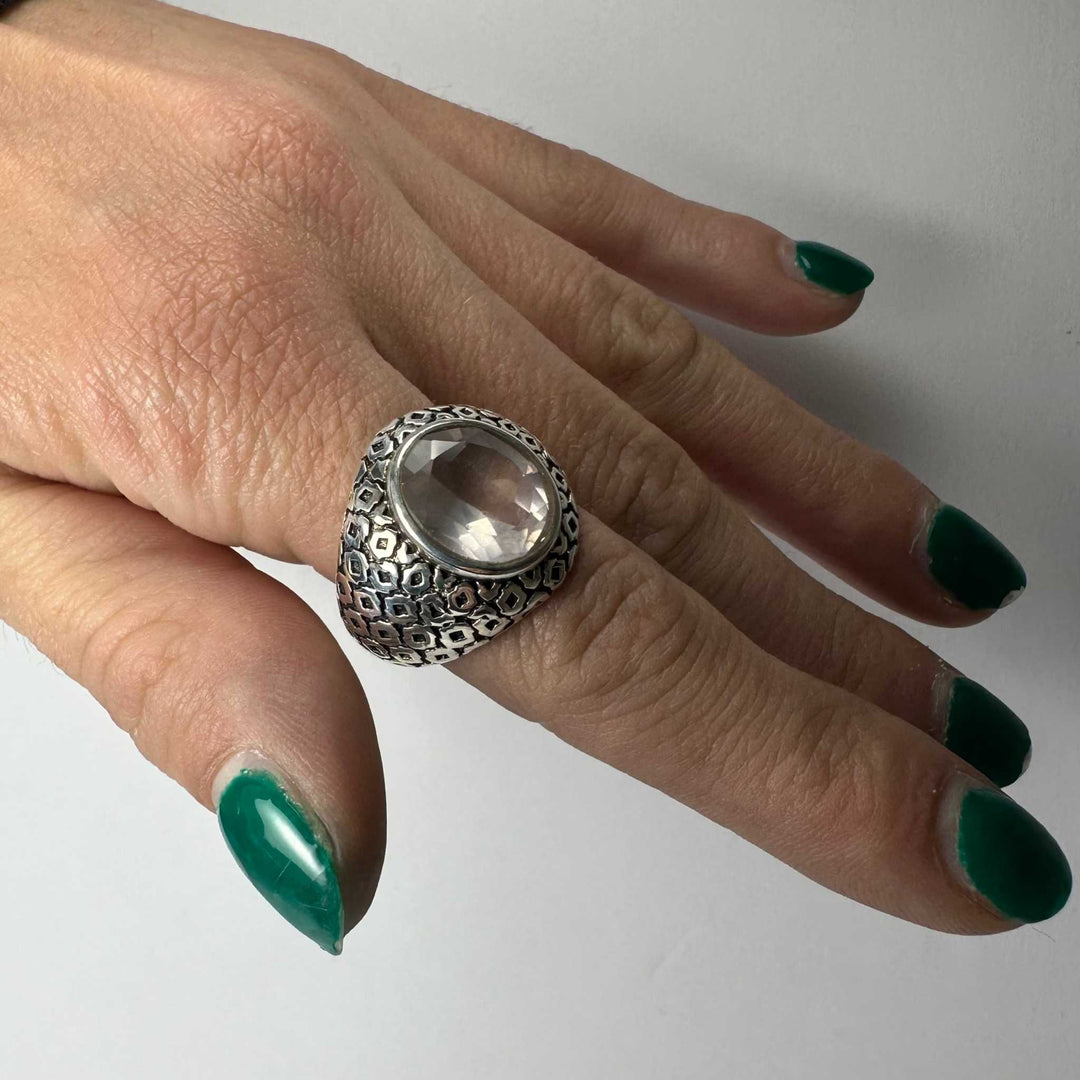Rose Quartz Ring