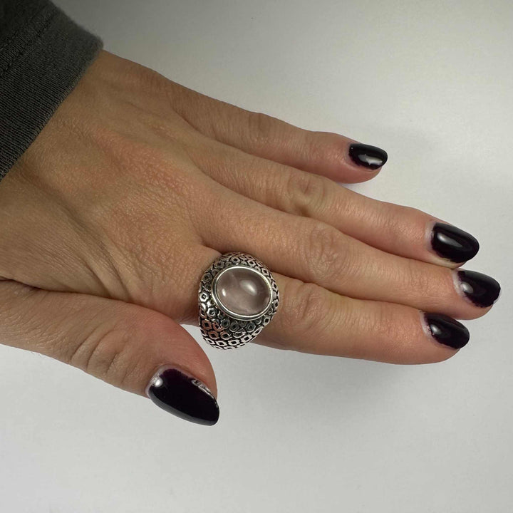 Rose Quartz Ring