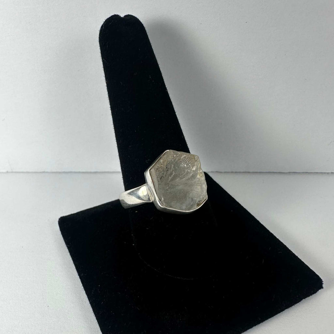 Natural Rough Quartz Ring