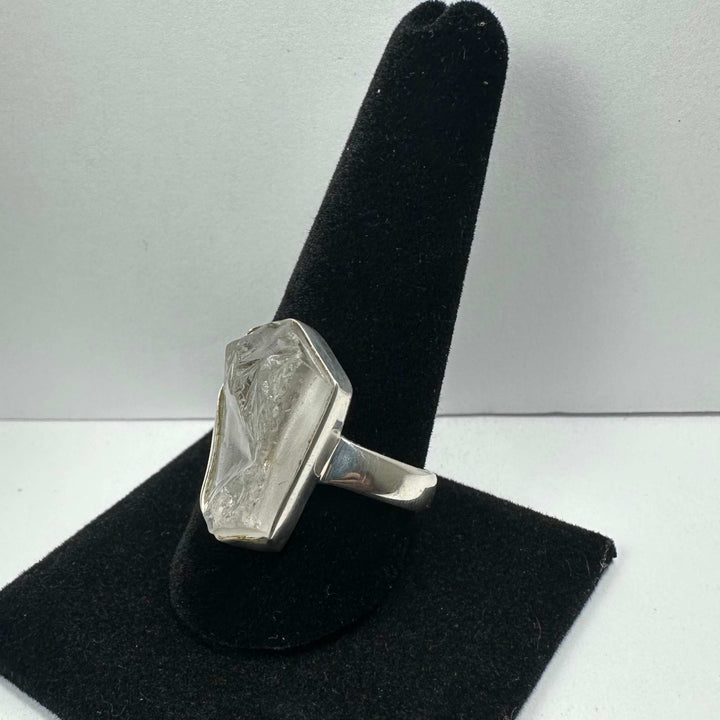 Natural Rough Quartz Ring