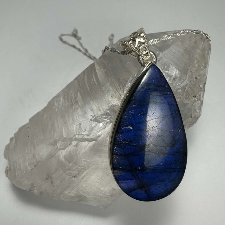 Labradorite Teardrop Pendant