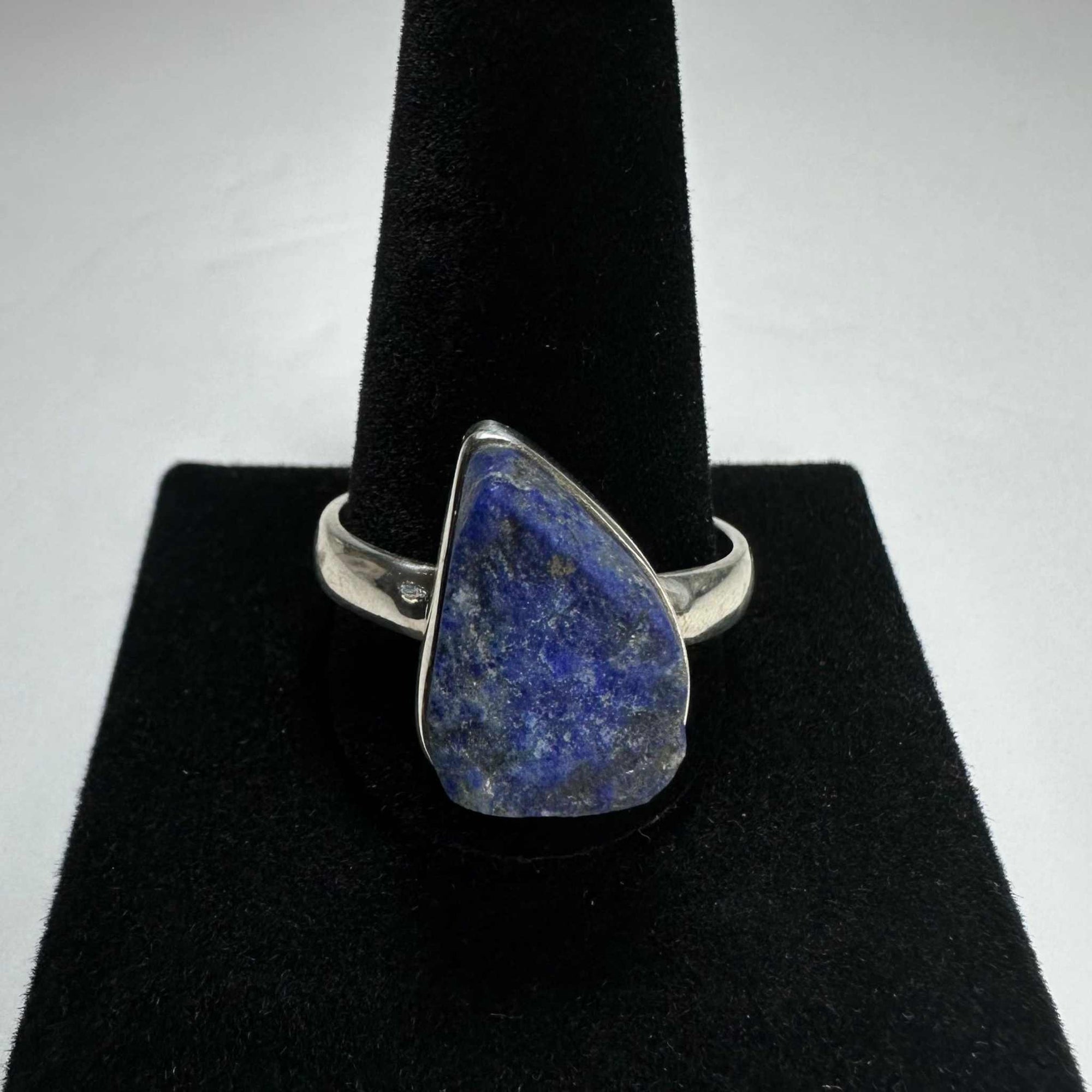 Natural Lapis Lazuli Rough Ring