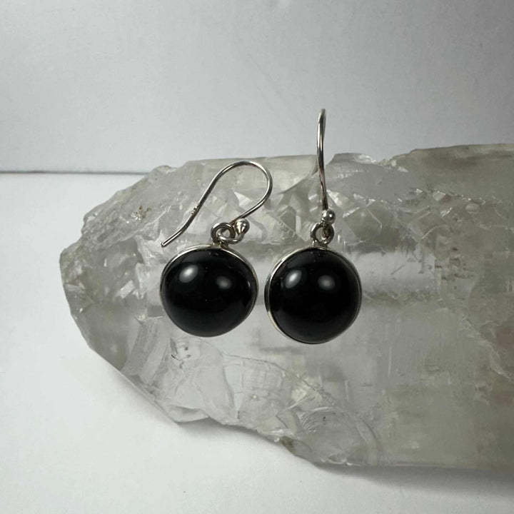 Black Onyx Drop Earrings