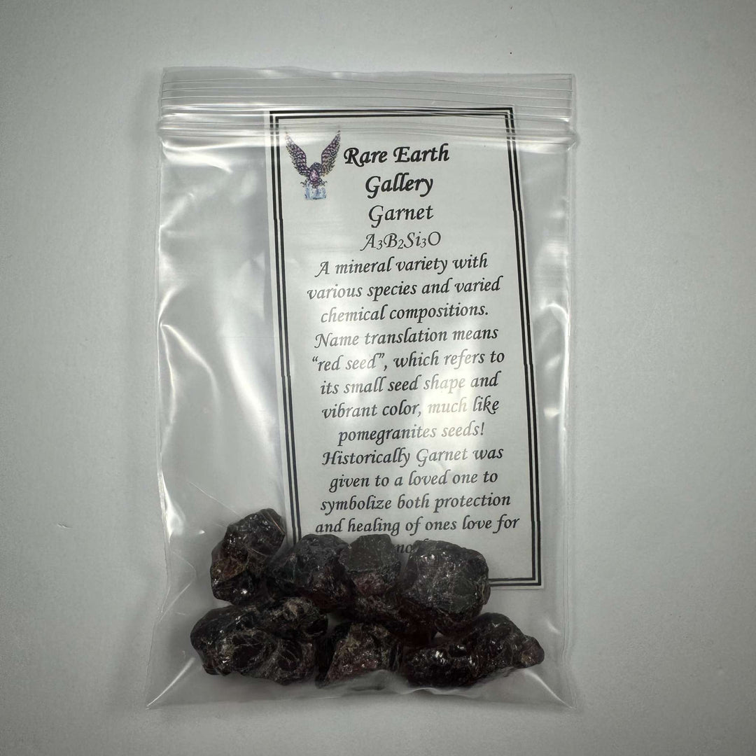 Pyrope Garnet Rough Specimen Bag 35g
