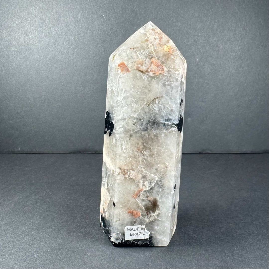 Peach Moonstone Tower from Brazil