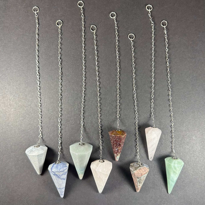 Stone Pendulum with Chain