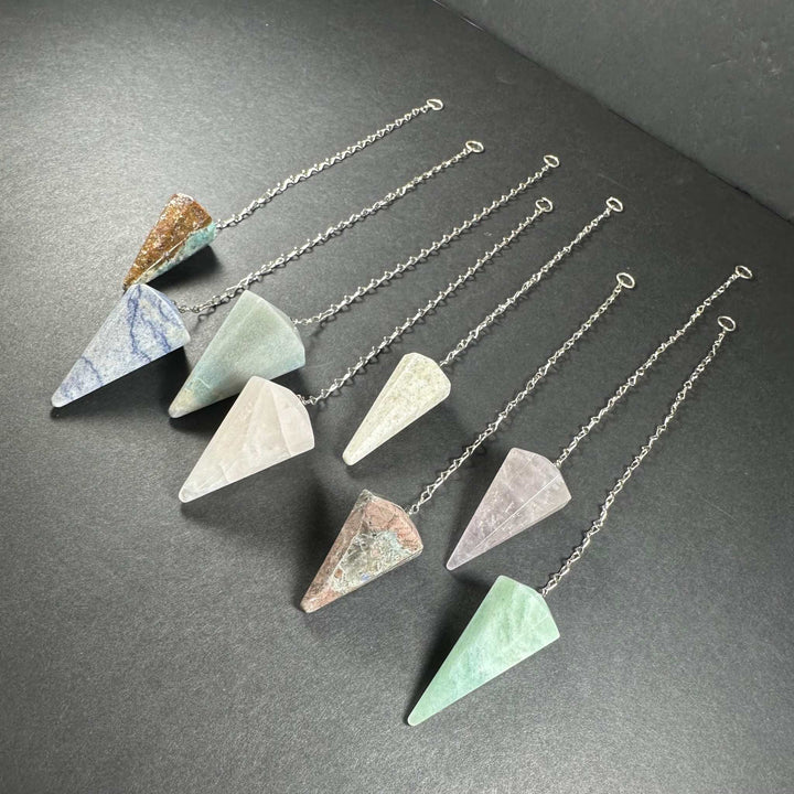 Stone Pendulum with Chain