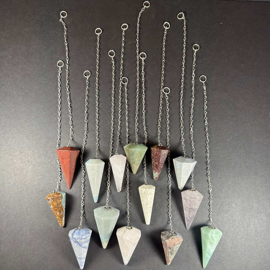 Stone Pendulum with Chain