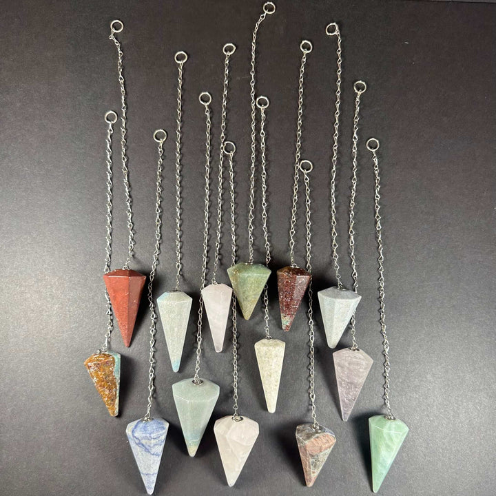 Stone Pendulum with Chain