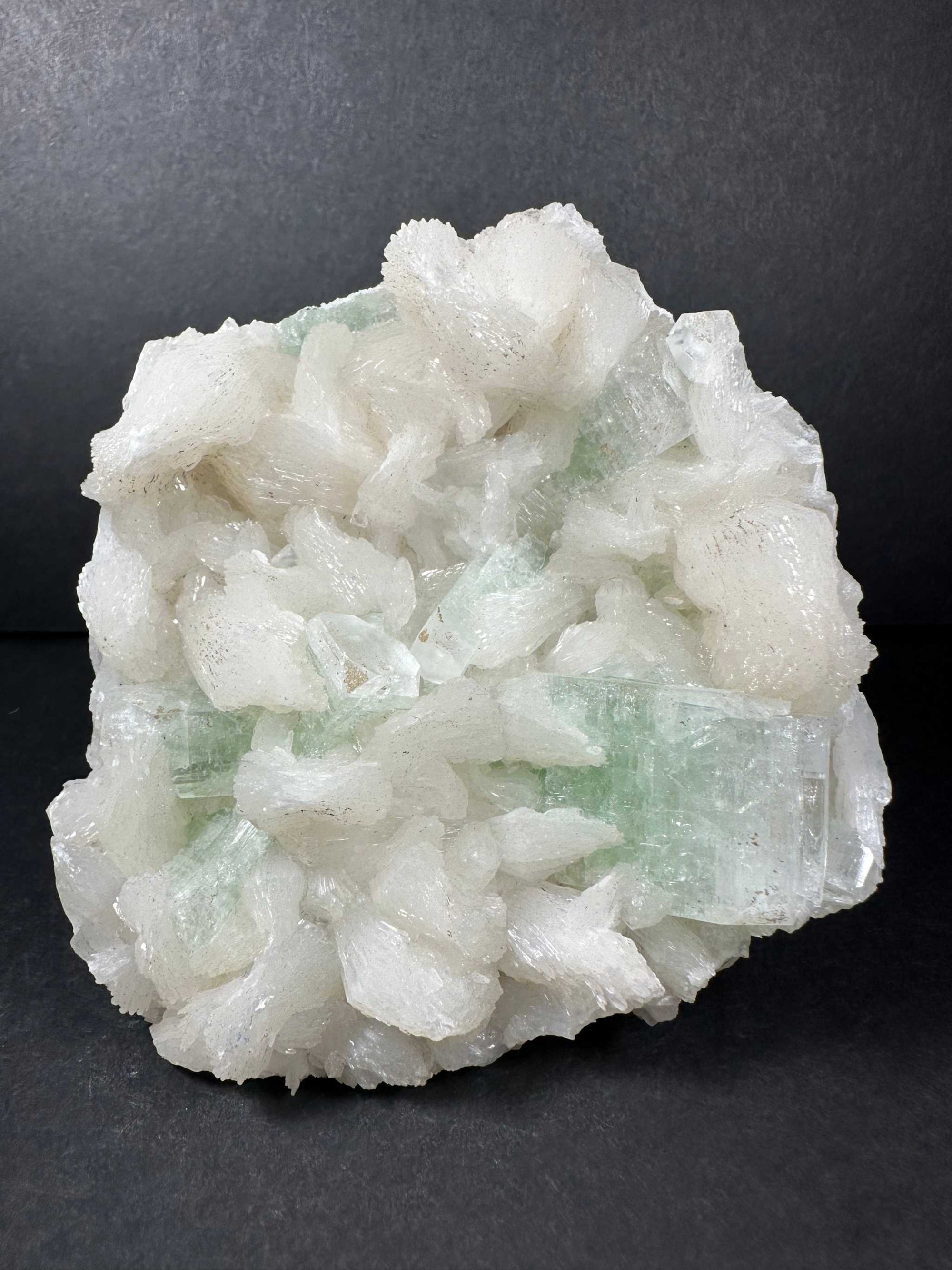 Light Green Apophyllite with Stilbite 260g