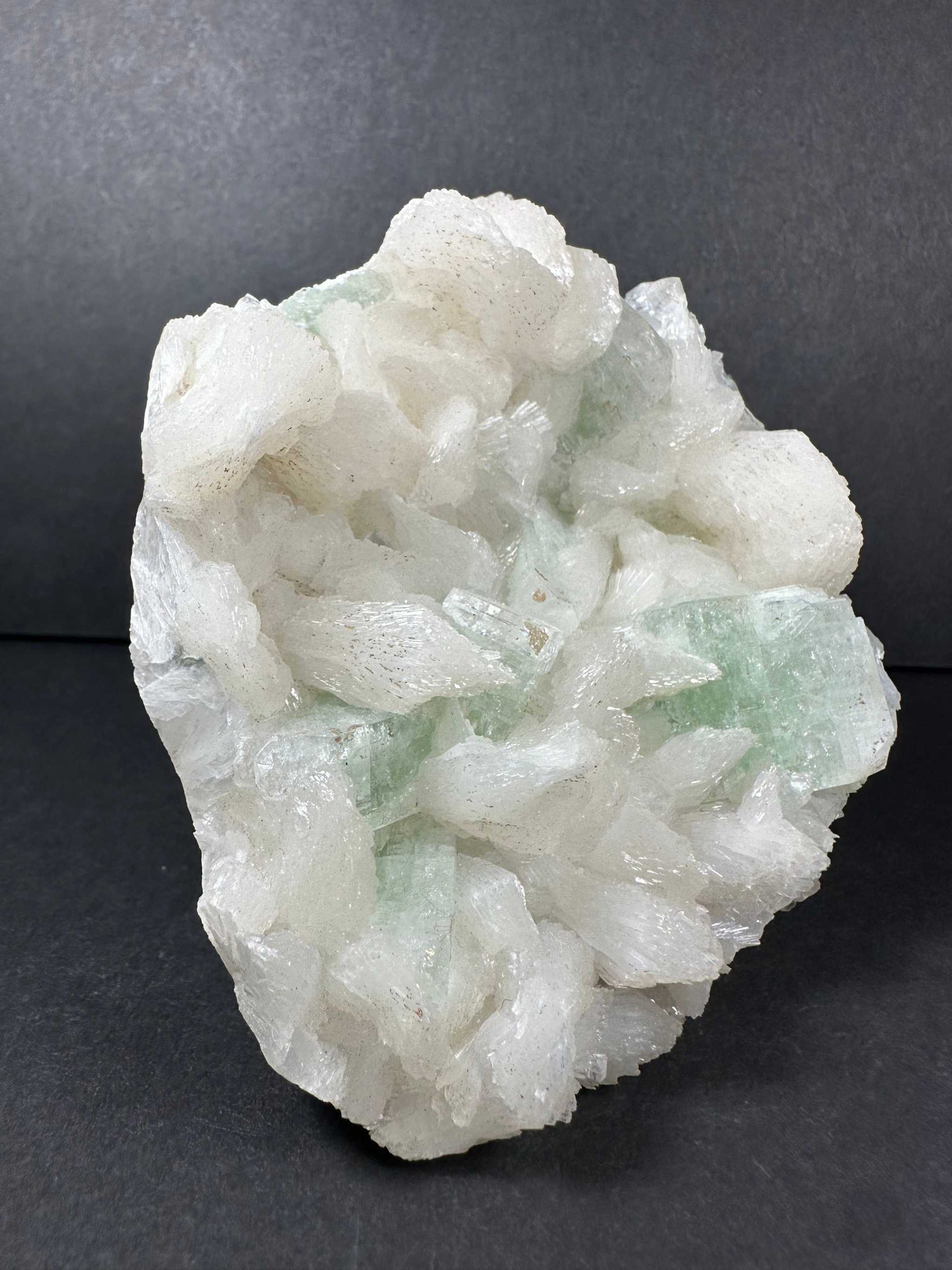 Light Green Apophyllite with Stilbite 260g
