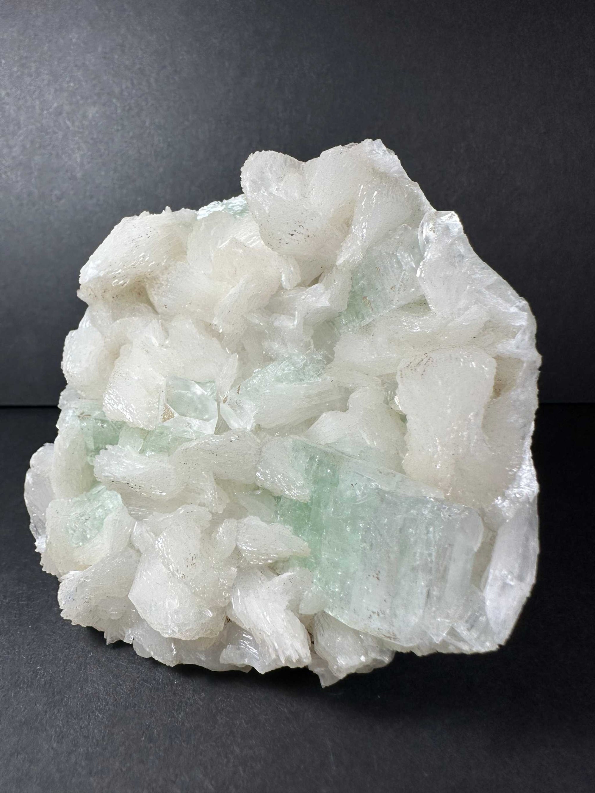 Light Green Apophyllite with Stilbite 260g