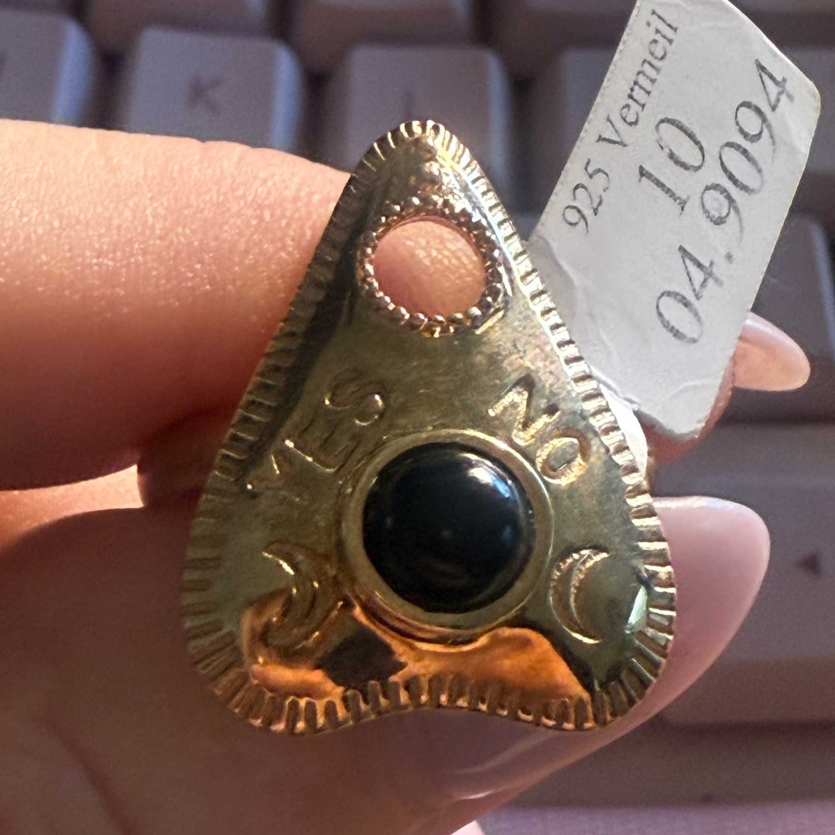 Planchette Ring | Sterling Silver &amp; Gold Vermeil