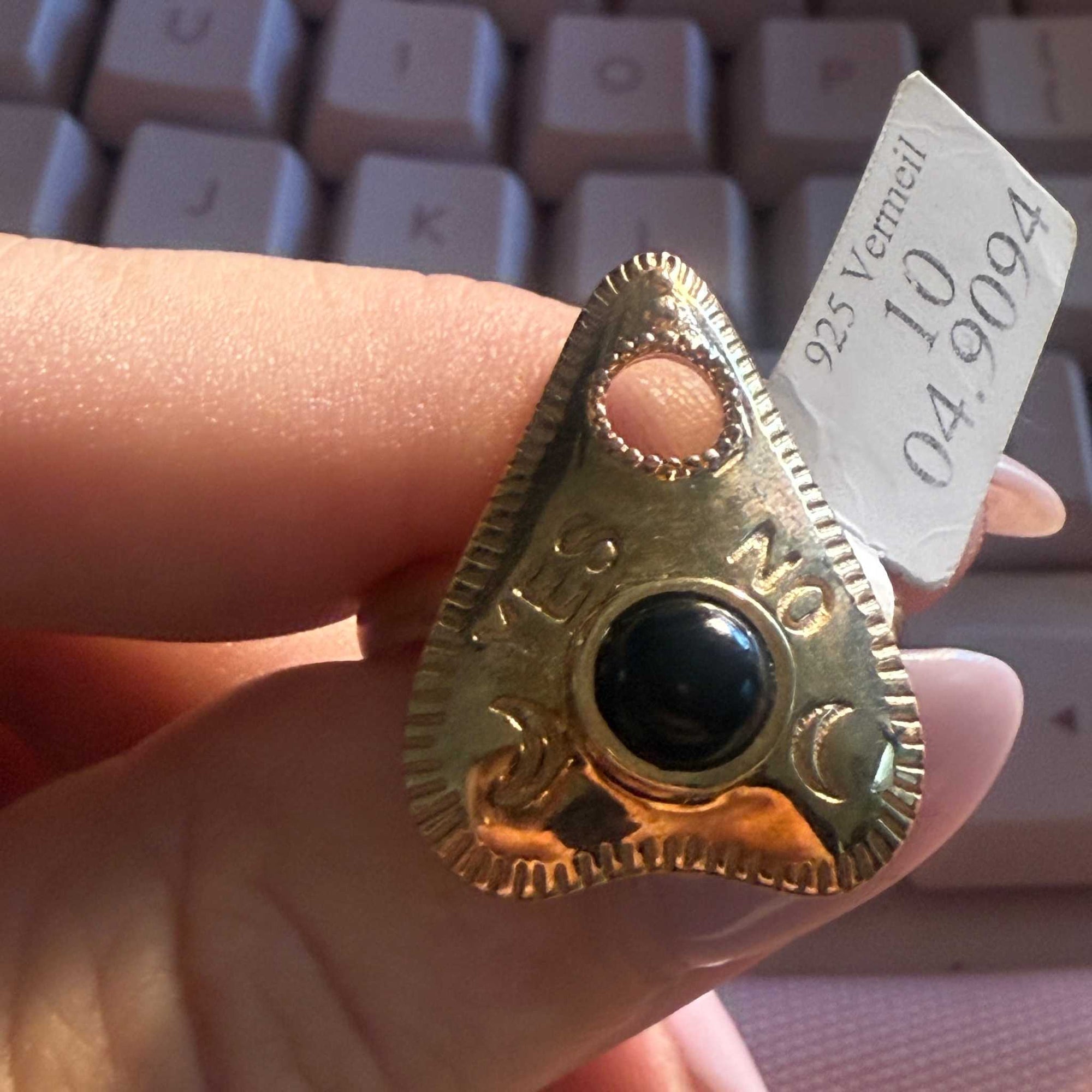 Planchette Ring | Sterling Silver &amp; Gold Vermeil