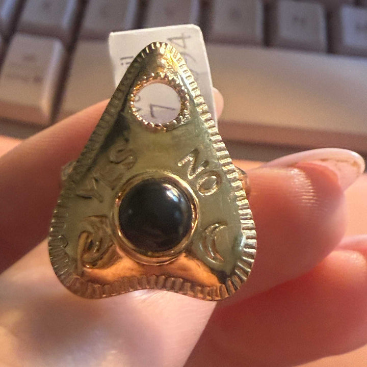 Planchette Ring | Sterling Silver &amp; Gold Vermeil