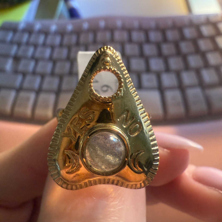 Planchette Ring | Sterling Silver &amp; Gold Vermeil