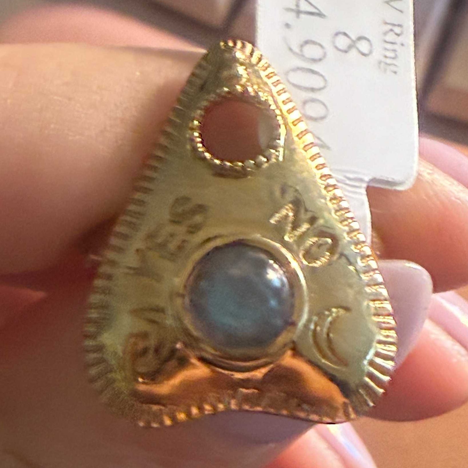 Planchette Ring | Sterling Silver &amp; Gold Vermeil