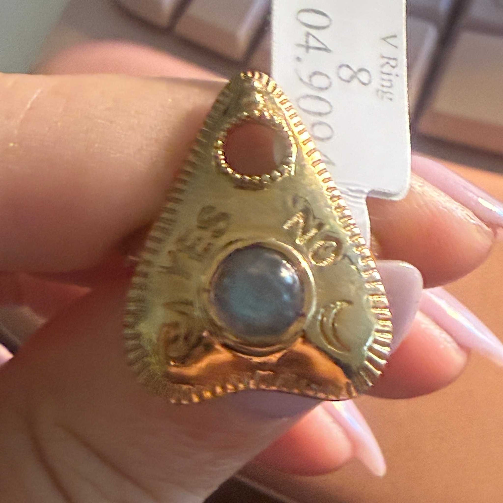 Planchette Ring | Sterling Silver &amp; Gold Vermeil