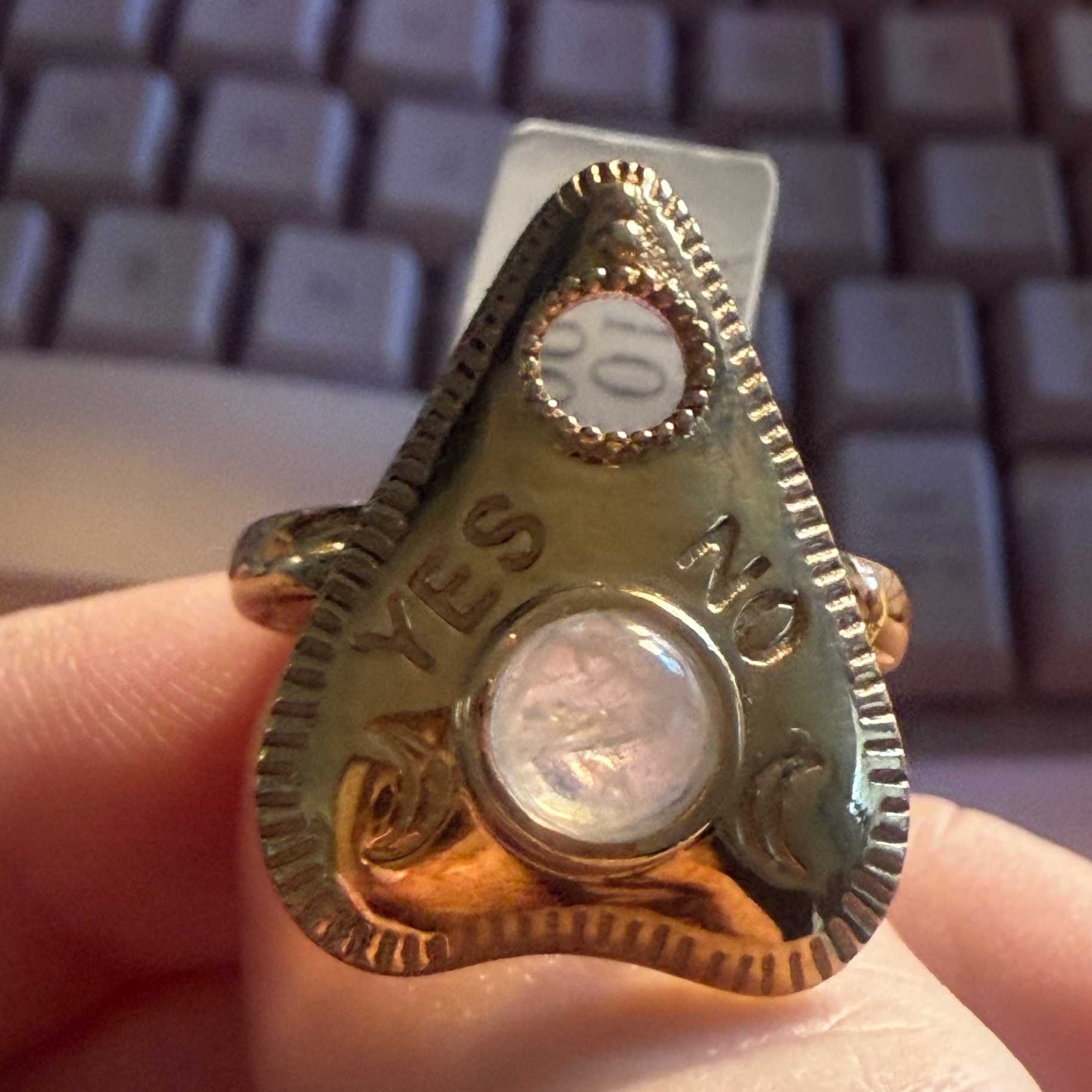 Planchette Ring | Sterling Silver &amp; Gold Vermeil