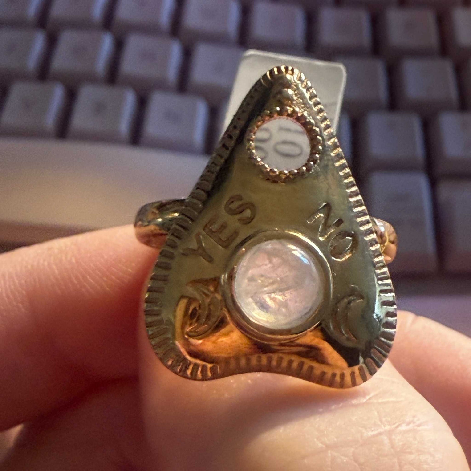 Planchette Ring | Sterling Silver &amp; Gold Vermeil