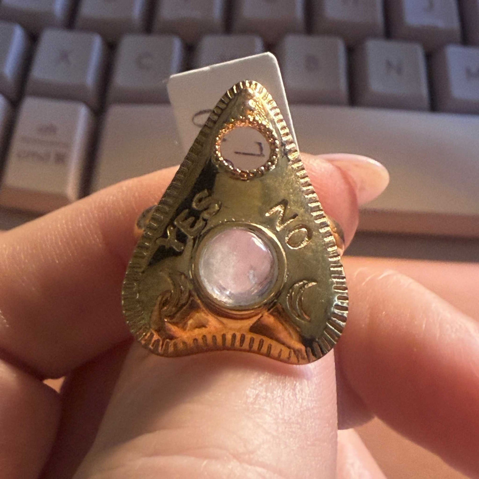 Planchette Ring | Sterling Silver &amp; Gold Vermeil