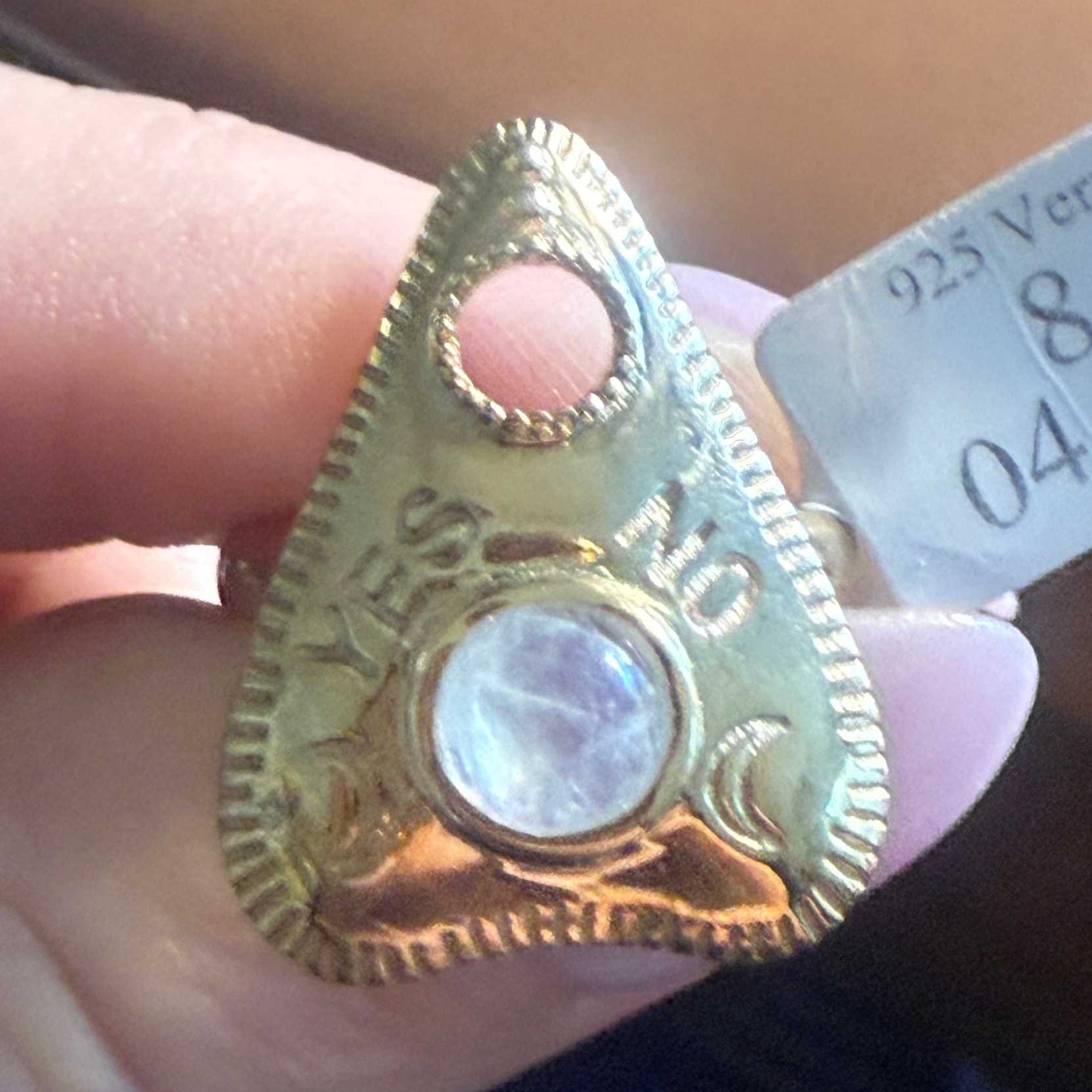 Planchette Ring | Sterling Silver &amp; Gold Vermeil