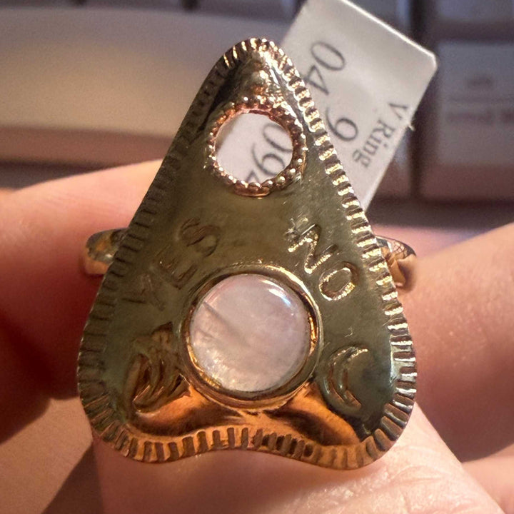 Planchette Ring | Sterling Silver &amp; Gold Vermeil