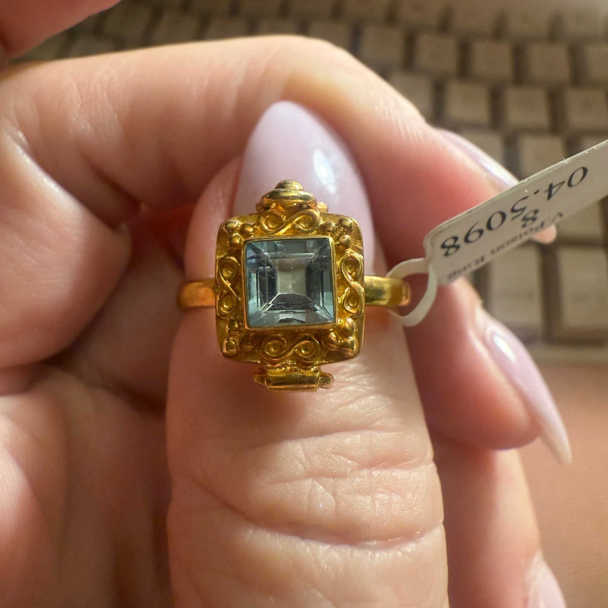 Poison Ring | Sterling Silver &amp; Gold Vermeil Secret Locket Ring