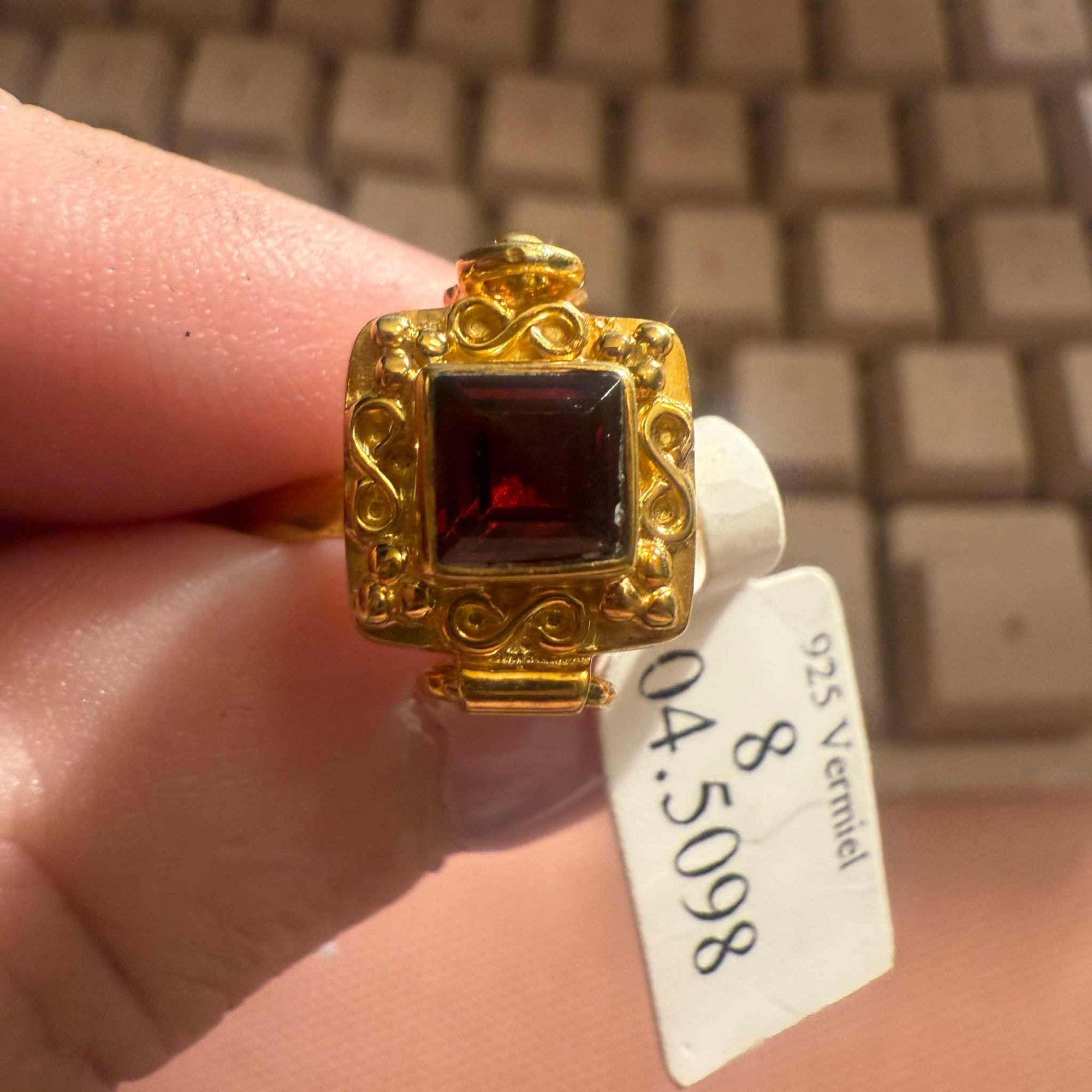 Poison Ring | Sterling Silver &amp; Gold Vermeil Secret Locket Ring