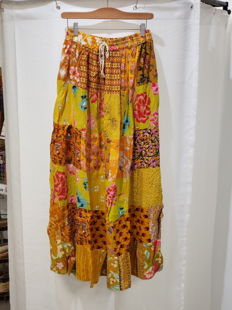 Patchwork Maxi Skirt