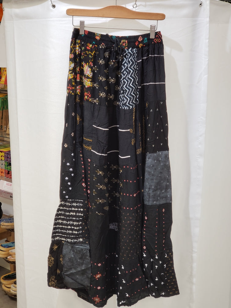 Patchwork Maxi Skirt