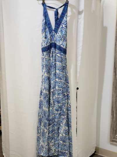 Long Sari Scrunched Sun Dress
