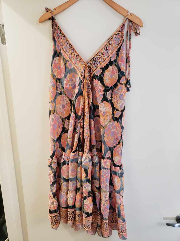 Mid Length Sari Halter Dress - Sultry Summer
